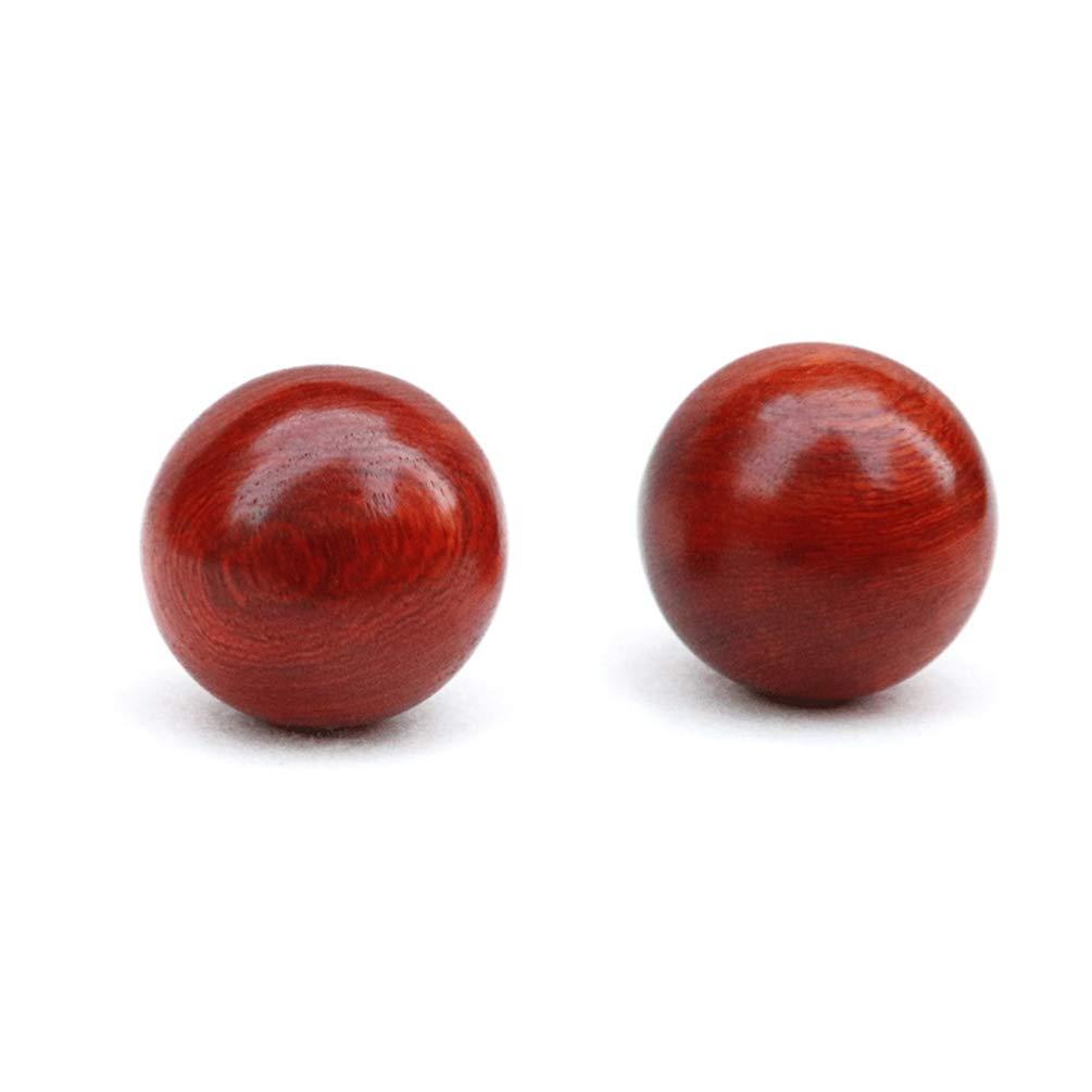 EXCEART Exceart 2Pcs Baoding Balls Chinese Stress Balls 2/2.4 Inch No Chime Chinese Medicine Balls Hand Therapy Exercise Ball (2.4 Inch)