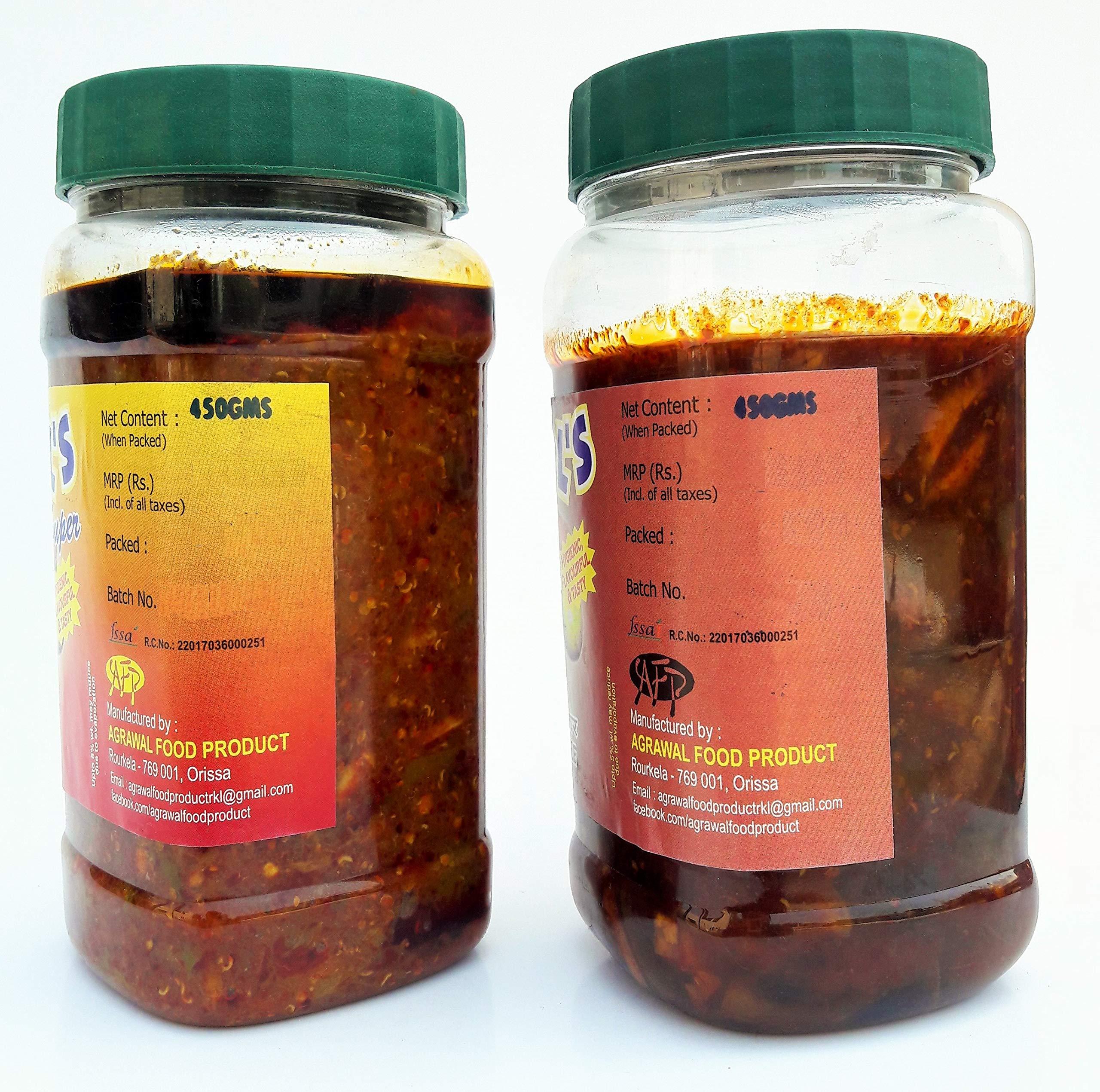 AGRAWAL'S AGRAWAL'S Mixed Pickle 450 GMS & Mixed Sweet Pickle 450 GMS Combo