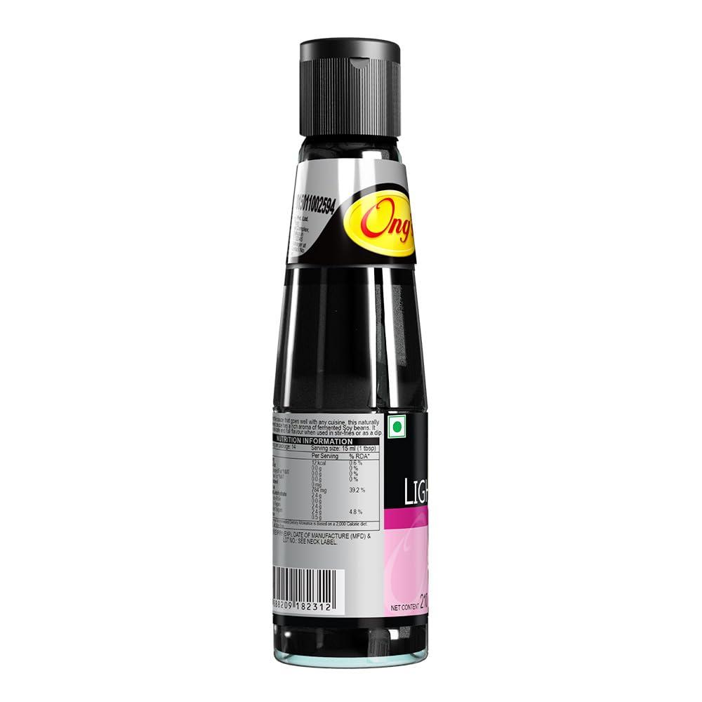 ONG\'S ONG\'S Dark Soya Sauce| Light Soy Sauce | Teriyaki Sauce (210 ml each) | combo pack of 3 | product of Singapore |