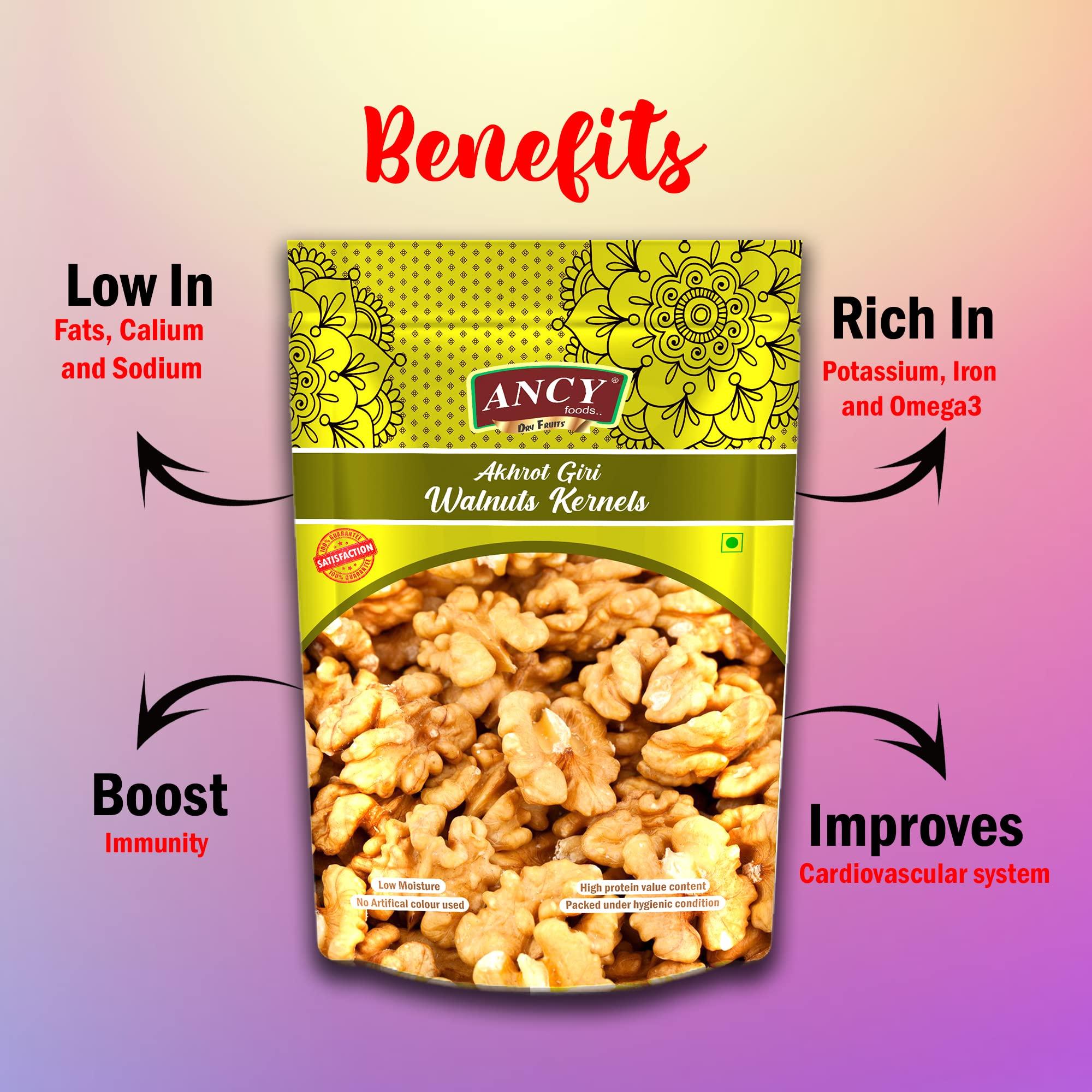 Ancy Ancy Foods Premium Dry Fruits (American Walnut/Akhrot), 250 g