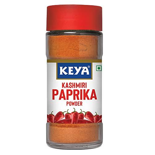 KEYA Keya Kashmiri Paprika Powder | Exotic Spices | 55gm, Pack 2