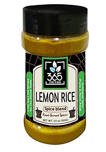 365 STORE TO DOOR 365 STORE TO DOOR Indian Spice - Lemon Rice Masala, 100 gm | Homemade Powdered | for Healthy Cooking | Ready to use | All Seasonings Spices | Pure & Hygiene | Spice Mix – Pack of 1