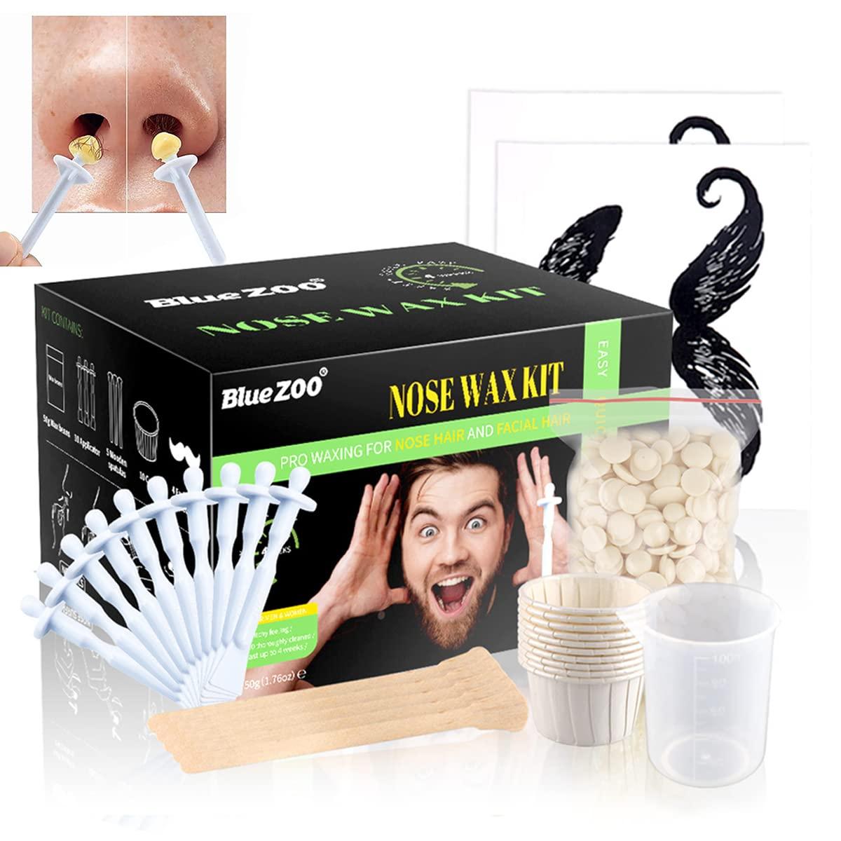 HANNEA HANNEA Nose Wax Kit, Men & Women\'s Nose Hair Waxing Kit with 100g Wax Beads for Quick & Easy Removal