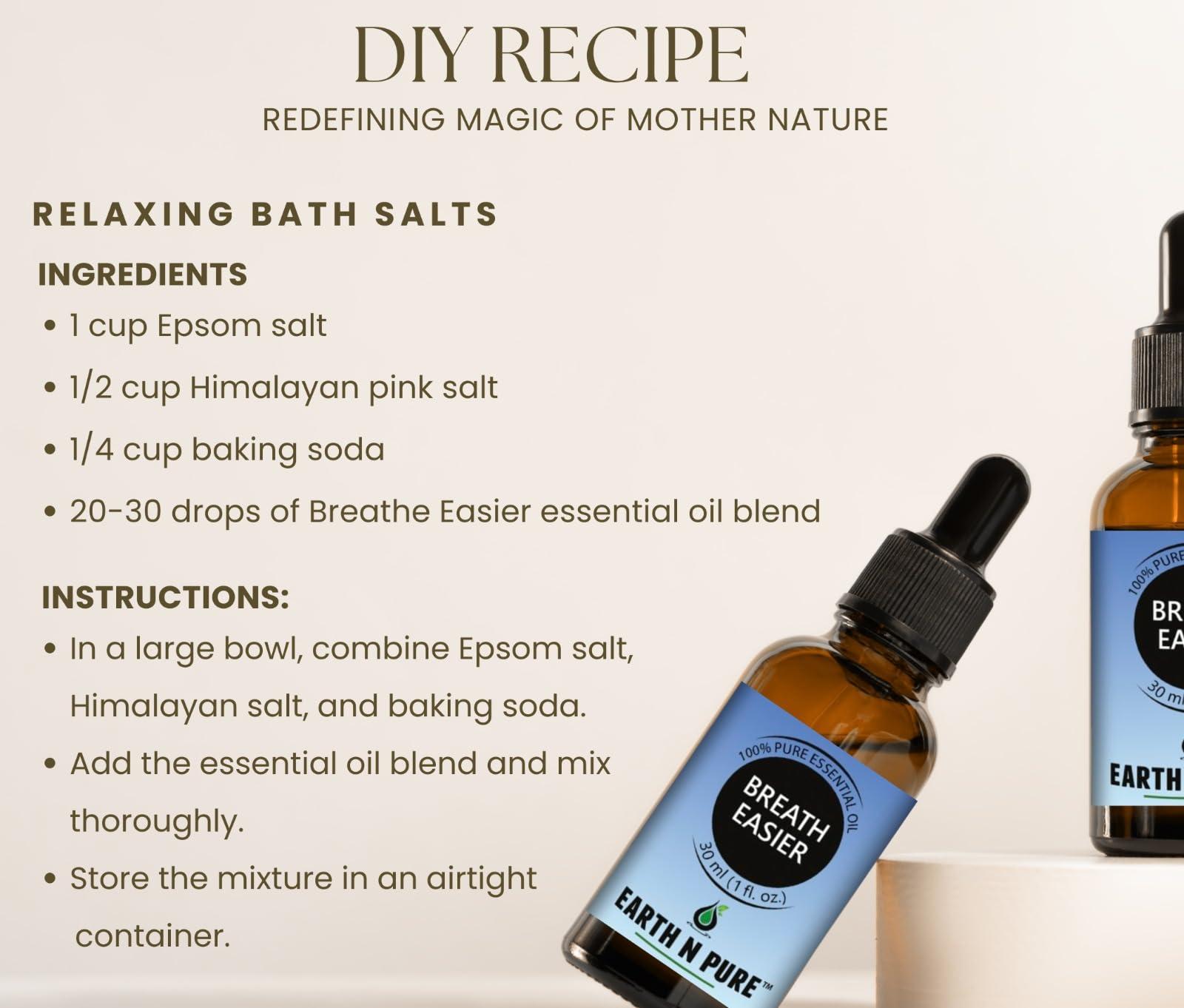 EARTH N PURE Earth N Pure Essential Oil Blend For Breathe Easier 50 ml