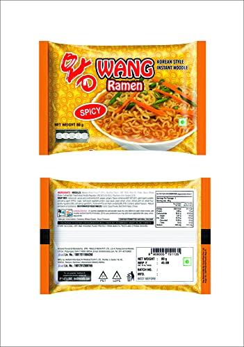 Wang Ramen Wang Ramen Korean Style Spicy Instant Noodles, (80 g x Pack of 30 )