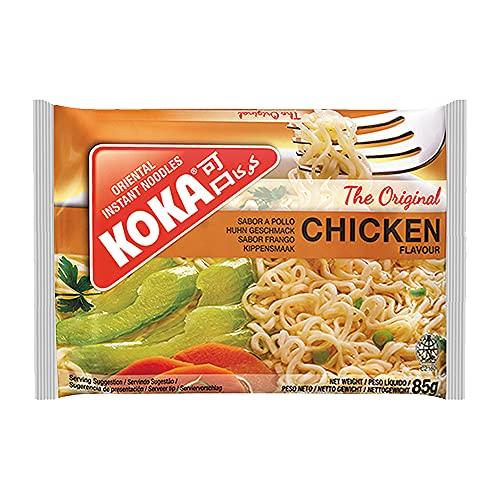 KOKA KOKA Oriental Instant Noodles The Original Chicken Flavour(Pack Of 9) \"(Halal Certified)\" - 890 Gm