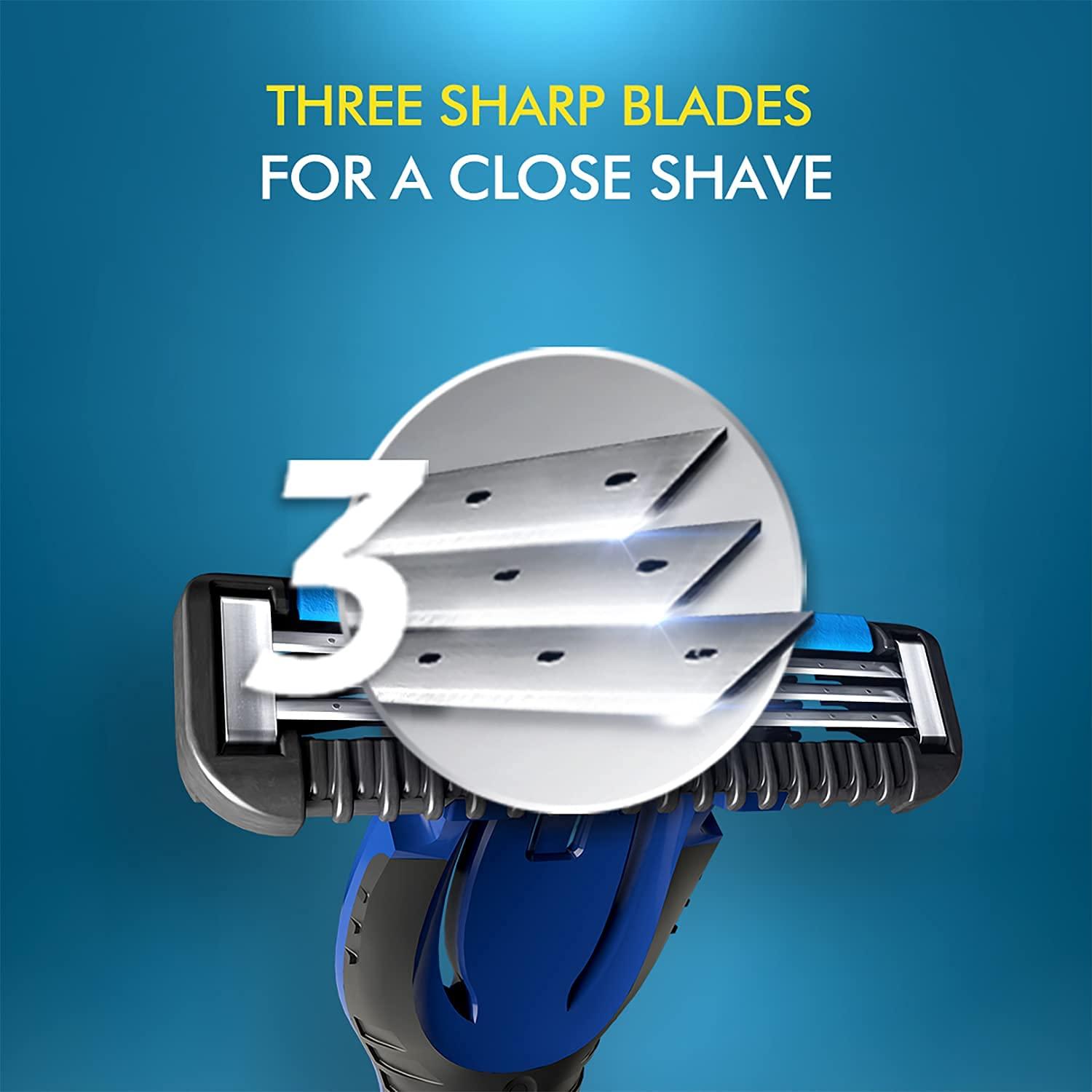 Gillette Gillette Guard 3 Single Razor With 8 Blades Pack & Classic Regular Pre Shave Foam, 418 Gram With 33% Extra Free