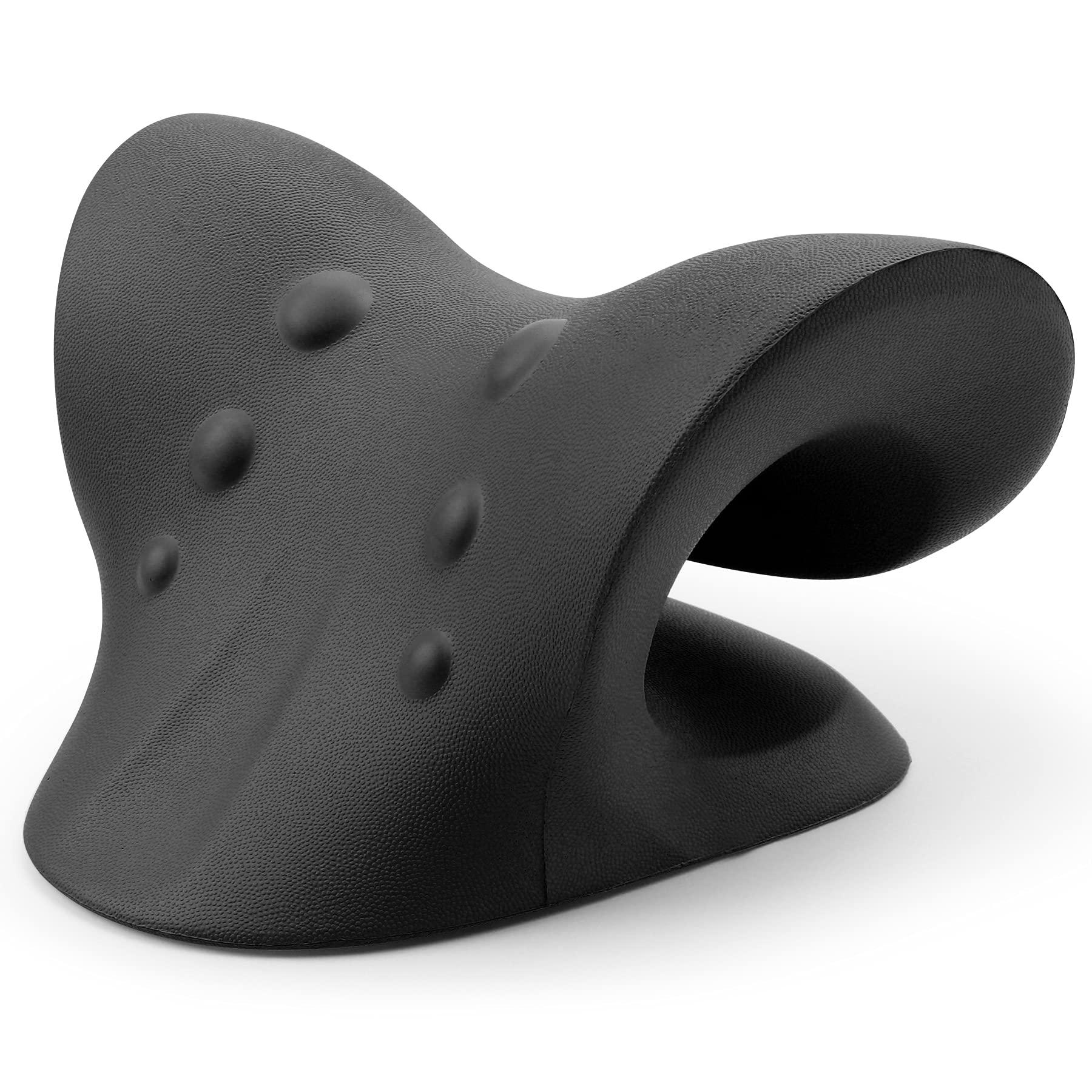 RESTCLOUD RESTCLOUD Small Neck and Shoulder Relaxer, Cervical Traction Device for TMJ Pain Relief and Cervical Spine Alignment, Chiropractic Pillow Neck Stretcher
