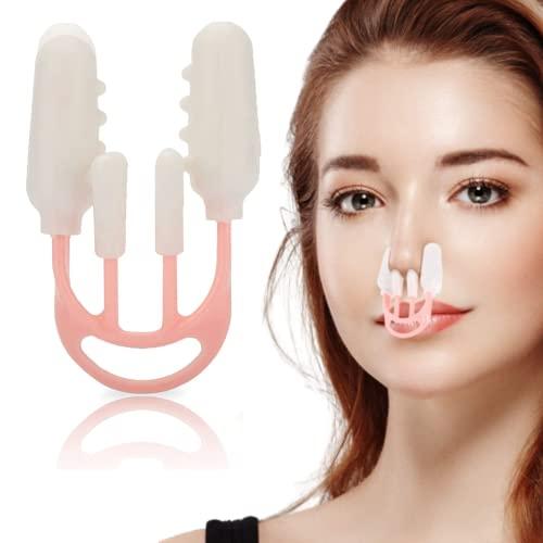 Nasmodo Nasmodo Nose shaper for women men for big nose clip shaping, nose corrector tool,nose correction clip lifting shaper clip,nose clippers (Pink)