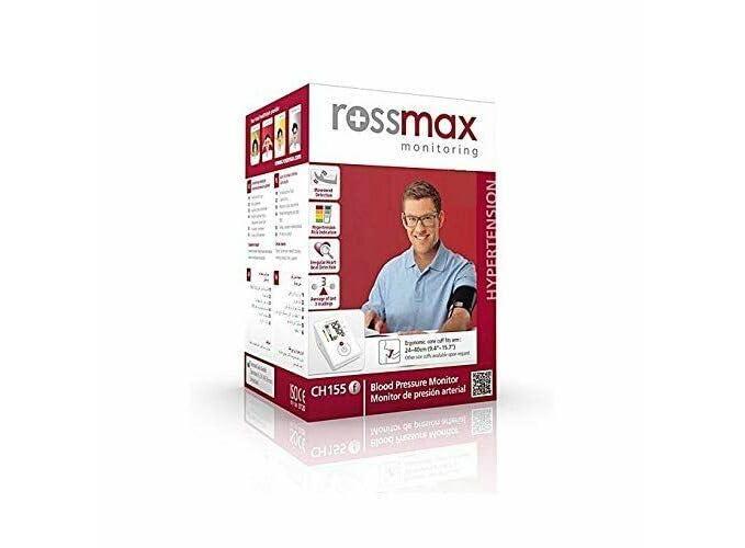 Rossmax Rossmax CH155 Blood Pressure Machine Digital,Swiss Design Automatic BP Machine Accurate BP Monitor, Easy-to-Use, (White)