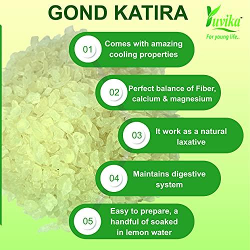 Yuvika YUVIKA Gond Katira - Tragacanth Gum (400 Grams)
