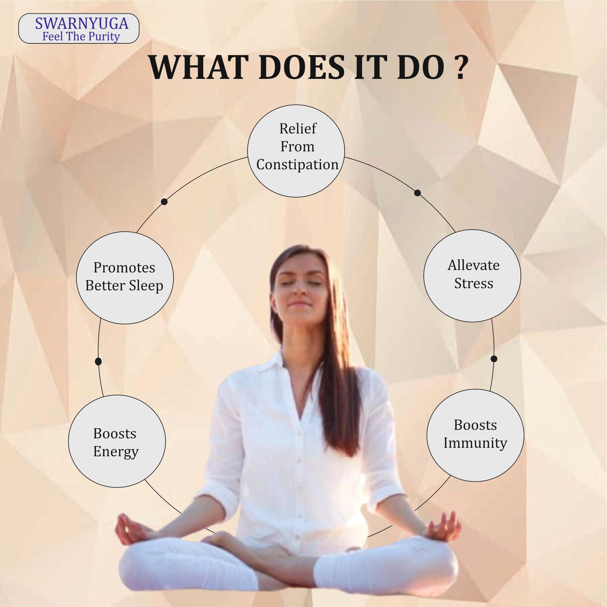 Swarnyuga Swarnyuga Colon Cleanser Powder 100% Organic | Formula for Gut Health, Constipation, Daily Detoxification, Colon Cleanse, and Immunity - 200gm