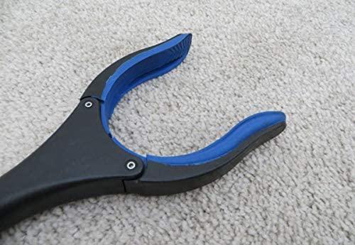 bkr BKR® Grab It Ratcheting Tool with LED Folding Grabber Stick Grab It Pick up Helping Hand Grabber Reach Arm Extension Tool (1)