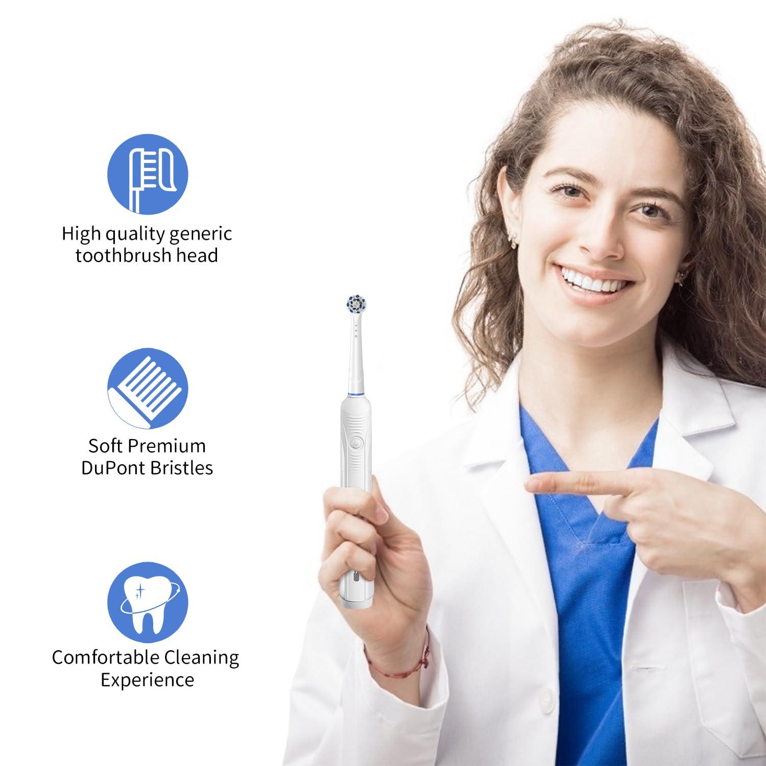 TINGOX Replacement Toothbrush Heads for Oral B Braun, 8 Pack Professional Electric Toothbrush Heads, Precision Clean Brush Heads Refill Compatible With Oral-B 7000/Pro 1000/9600/ 5000/3000/8000 (8pack)