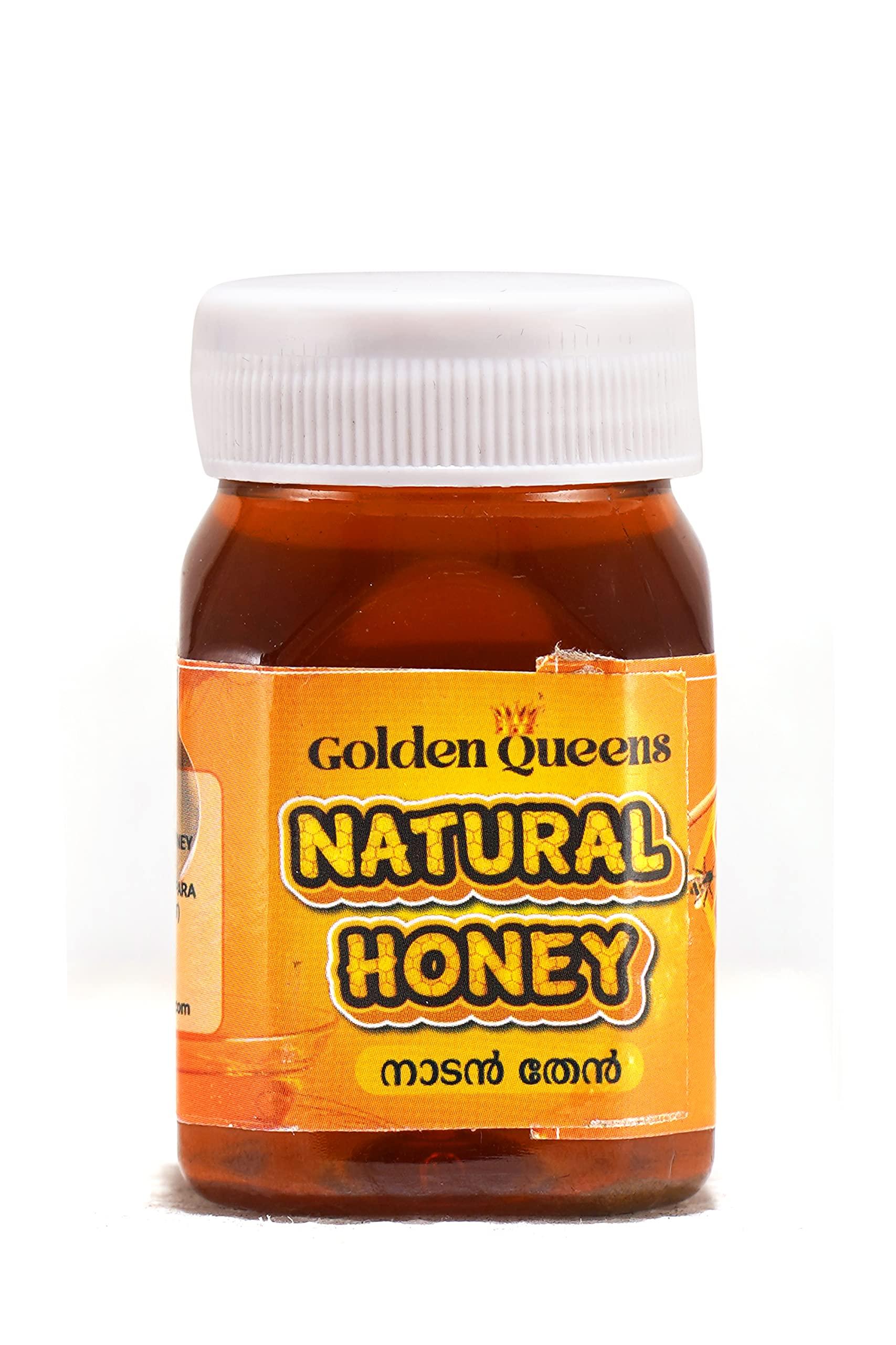 Golden Queens Golden Queens Raw Organic FSSAI certified Pure Natural Unprocessed Original Honey-250grm