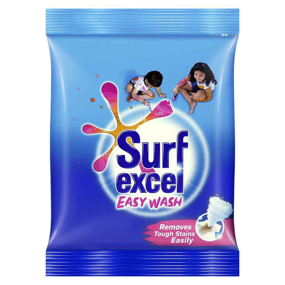 Surf Excel Surf Excel Matic Front Load Liquid Detergent 3.2 L Refill, Designed for Tough Stain Removal on Laundry in Washing Machines - Mega Pack & Surf Excel Easy Wash Detergent Powder, 5 Kg