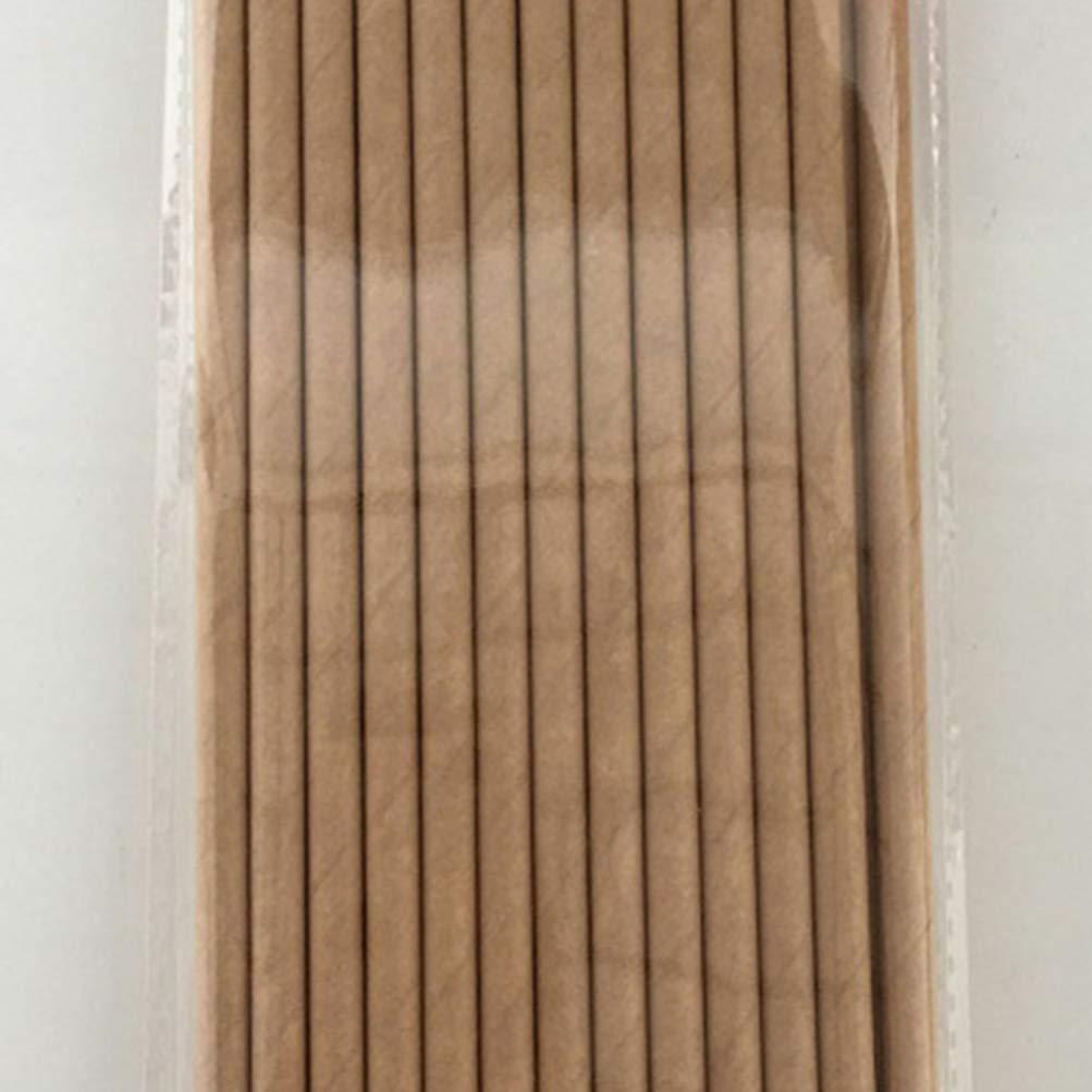 TOYANDONA TOYANDONA 200PCS Kraft Paper Straws Biodegradable Eco-Friendly Drinking Straws Bulk for Juices Coffee Drink Stirrer