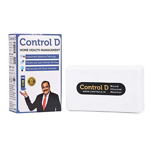 Control D Control D 50 Strips & Blue Digital Glucose Blood Sugar testing Monitor Machine