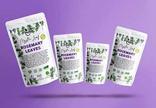 Mystic Leaf Mystic Leaf Rosemary Leaves Tea, Caffeine Free, Hair Growth, 100% Whole Leaf (50 TEA BAG)
