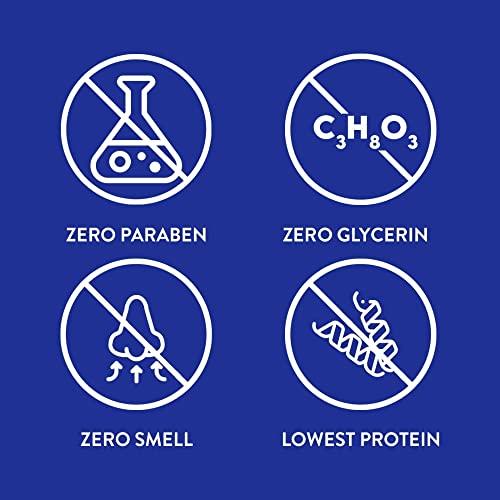 Bleu Bleu Ultra Thin Condoms for Men - 8 Count (Pack of 6) | Vegan, Toxin Free & 100% Natural Latex for Extra Sensitive Skin, Reduced Itchiness & Irritation