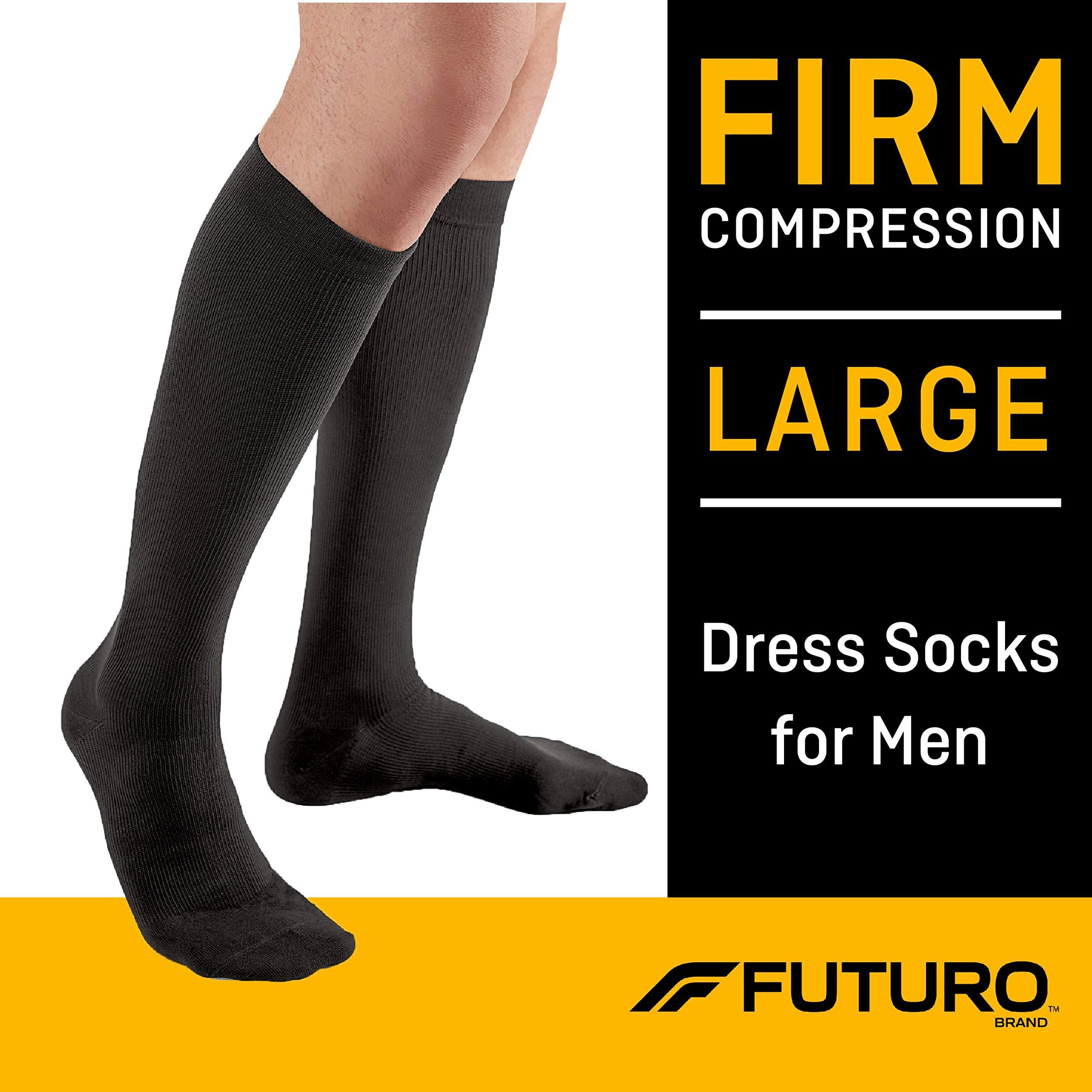 Futuro Futuro Restoring Men\'s Dress Socks, Firm Support 20-30 mmHg - in your choice of colors