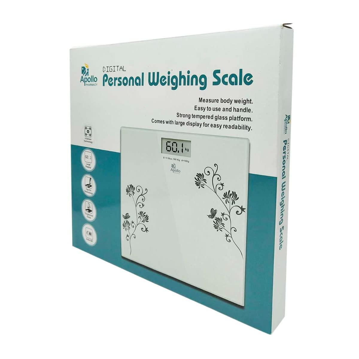 Apollo Pharmacy Apollo Pharmacy Digital Personal Weighing Scale, 1 Count