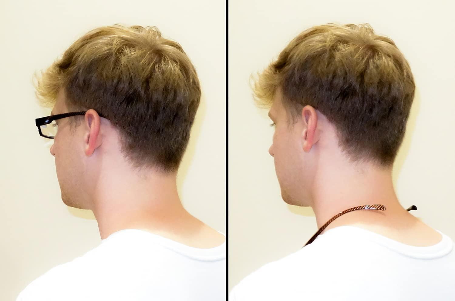 Calabria Calabria 762 Neck Hanging Reading Glasses, Black With Orange Stripes, Medium