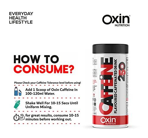 Oxin Nutrition – Desire to be distinct Oxin Nutrition – Desire to be distinct Caffeine 250 Pre Workout Natural Caffeine Powder Supplement, Pack of40 Servings (Berry Icy Blue)