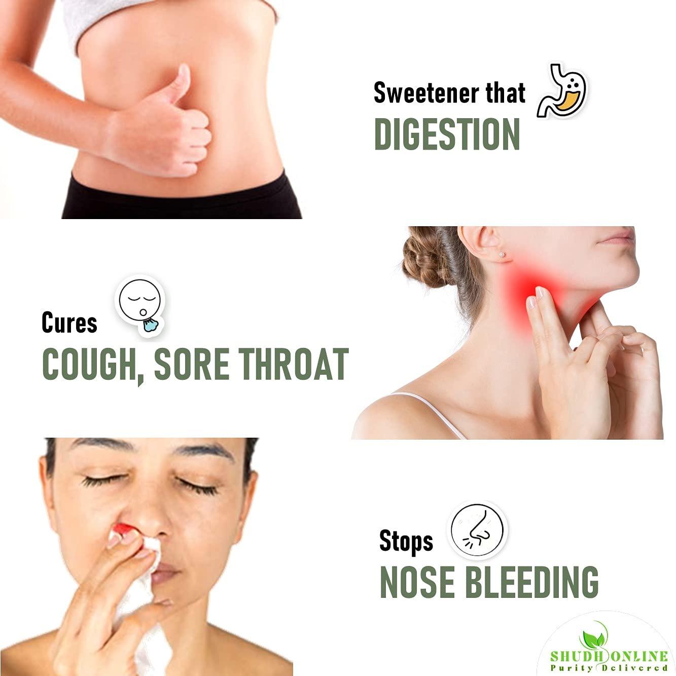 Shudh Online Shudh Online Mishri Dhage Wali Organic, Thread Mishri Crystal (1000 grams / 1 Kg), Dhaga mishri crystal, Patika Bellam, Rock Sugar, Khadi Sakar, Kuja Misri