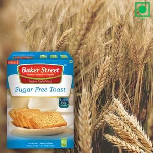 BAKER STREET Baker Street Sugar Free Rusk Toast 200g (Pack of 3)