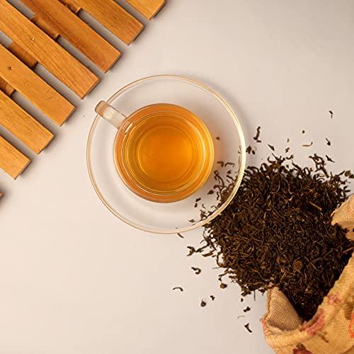 Kadambri Teas Kadambri Teas Rakhi Gift Hamper for Brother, Bhabhi and 1 Kid || Luxury Rakshabandhan Gift Set || Gift Box Contains: 1 Premium Darjeeling Tea (50 gm), 1 Pure Assam Chai (100gm), 3 Rakhis, Roli Chawal in Floral Linen Jute Bag (1 Kids & 2 Adults Rakhis