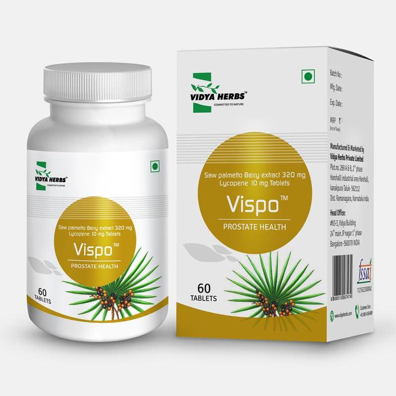 VIDYA HERBS VIDYA HERBS VISPO Prostate Health Mainly Indicated For Benign Prostatic Hyperplasia (BPH) _60 Tablet