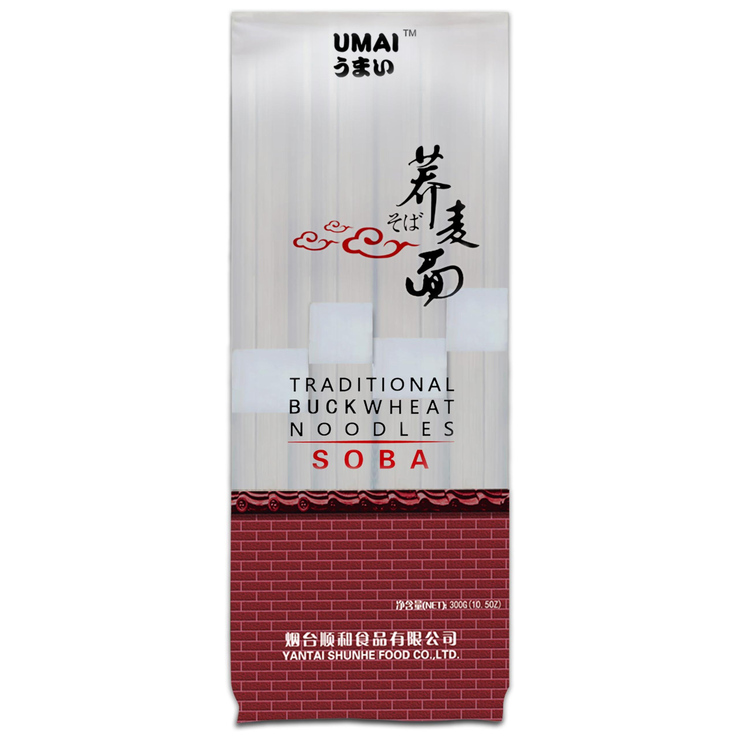 UMAI UMAI Soba Noodles 300g and Udon Noodles 300g Combo Pack