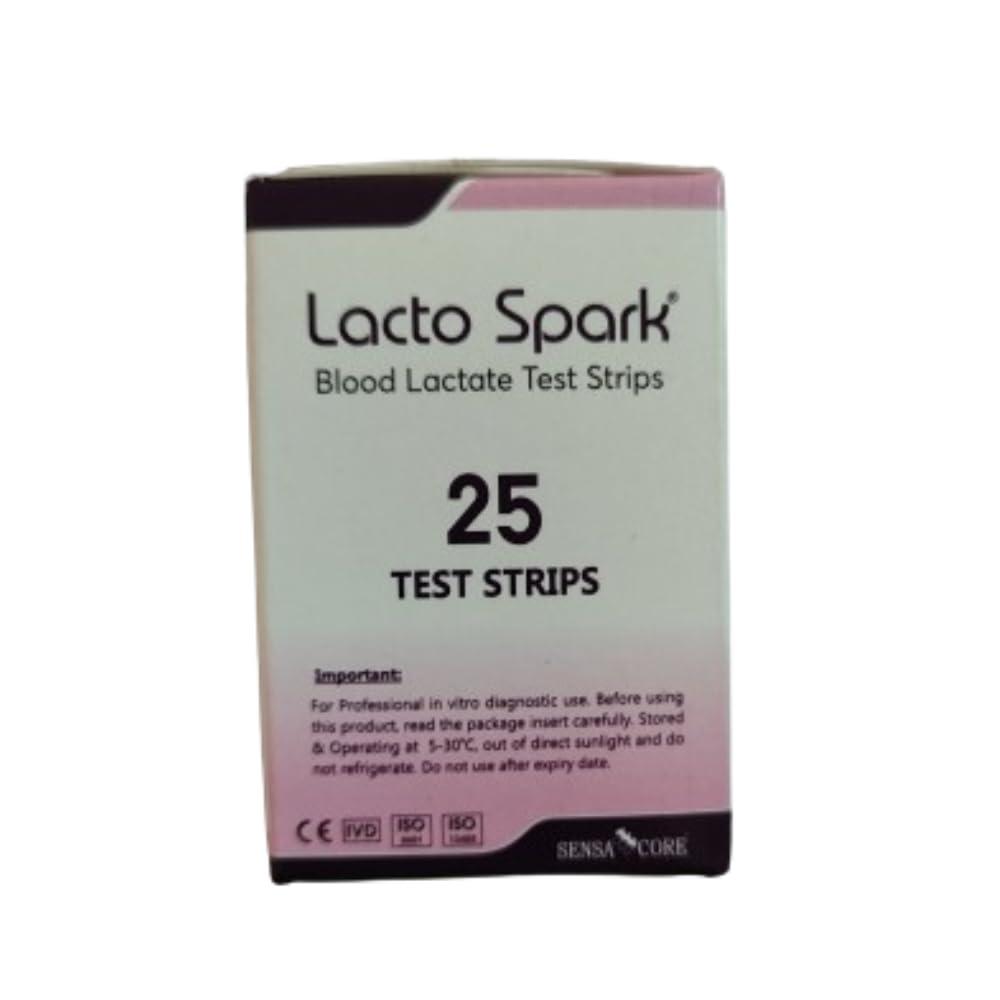 B-Arm B-Arm Lactospark Blood Lactate 25 Test Strips,Lactate Test Strips For Accurate Blood Lactate Tests|Use Only With Lactospark Lactate Meter(1 Pack Of 25 Strips)