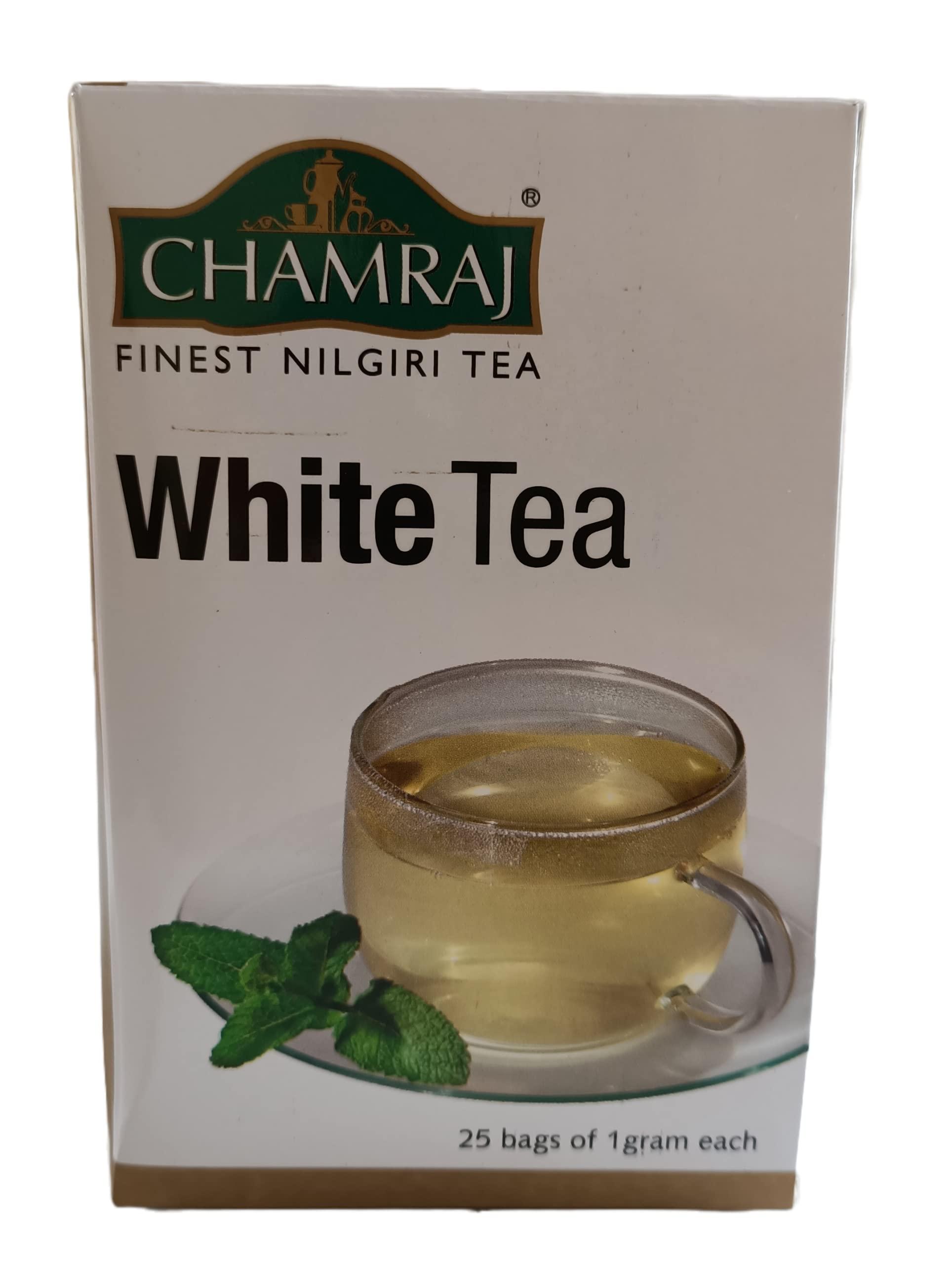 Generic KORAKUNDAH White Tea In Canister 50g | CHAMRAJ White Tea 25 Dip Bags | Pack of 2 | Total 75g | India\'s Finest Chamraj Nilgiri Tea