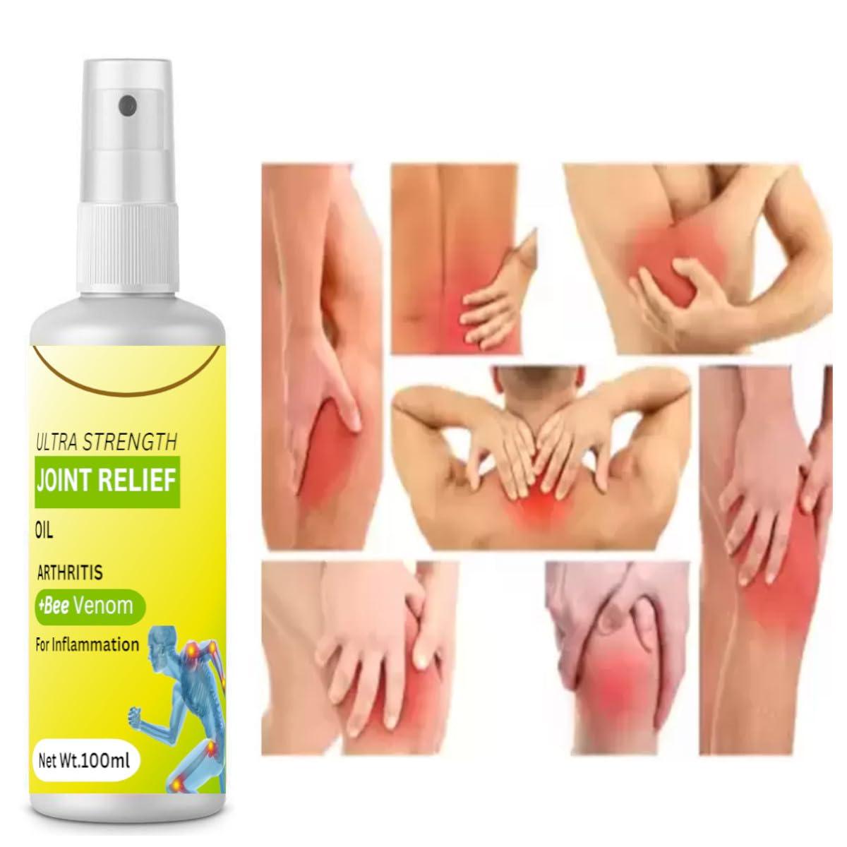AB Company Bee venom Ultra Joint Pain Relief Spray, Anti-Inflammatory, Relieves Joint Pain and Muscle Oil Spray 100ml