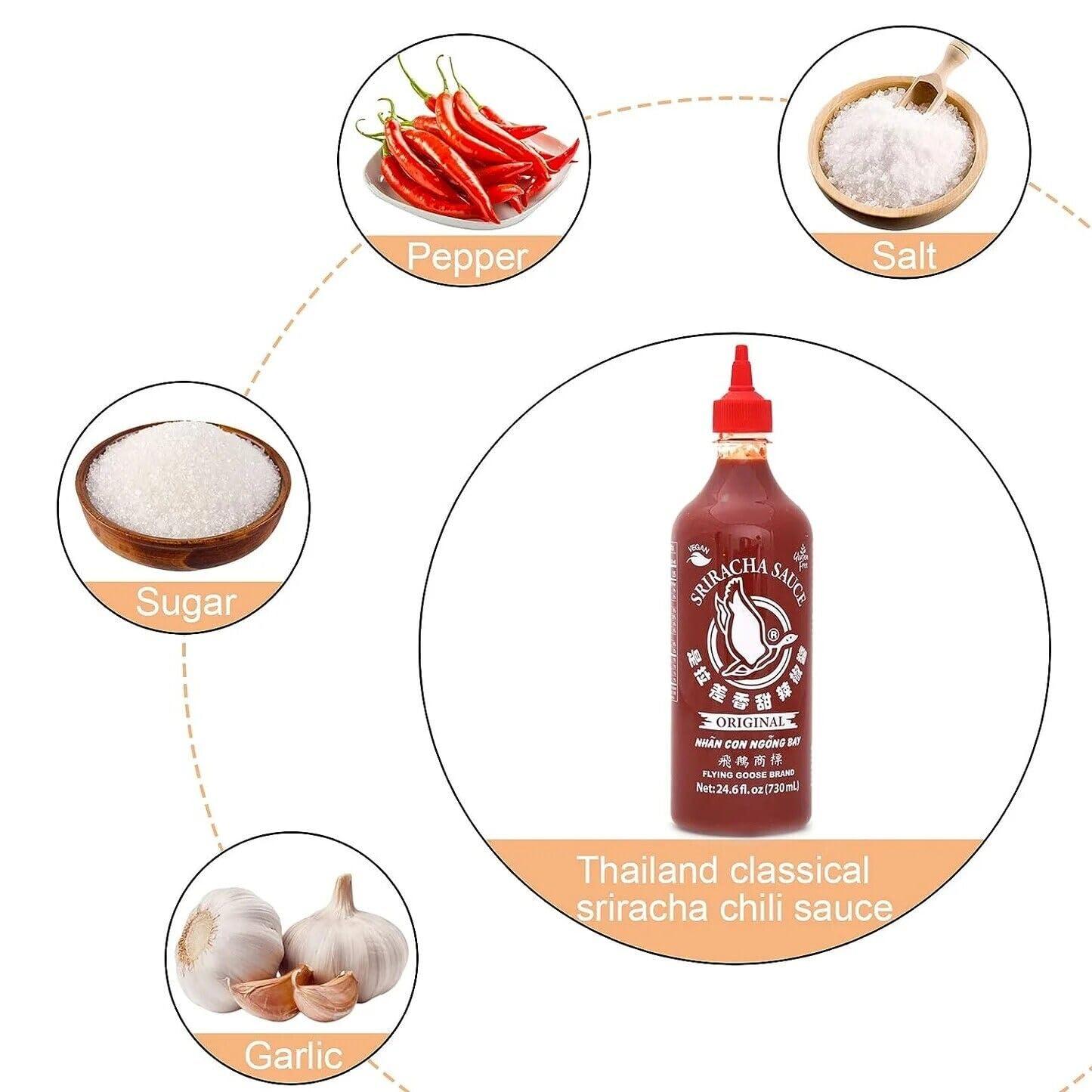 Generic Flying Goose Sriracha Hot Chilli Sauce, 730 Ml