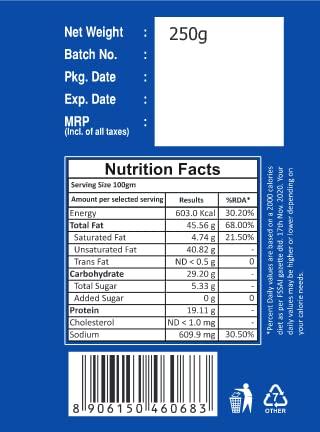 Stories & Ideas SAO Foods Sao Foods Freshly Roasted & Salted Cashews PET Jar 250 gm, Nutrient-Rich, Healthy Snack, Handpicked Cashews, Wholesome and Satisfyingly Crunchy, Gluten-free cashews, Healthy Dry Fruits, High Protein & Fiber, Perfect for Snacking