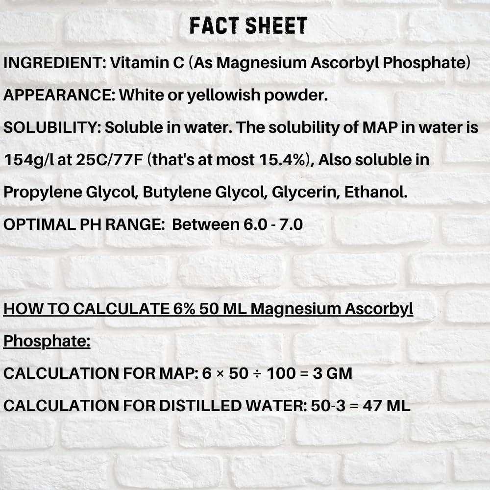 HOLLYWOOD SECRETS Magnesium Ascorbyl Phosphate Vitamin C Powder 50gm
