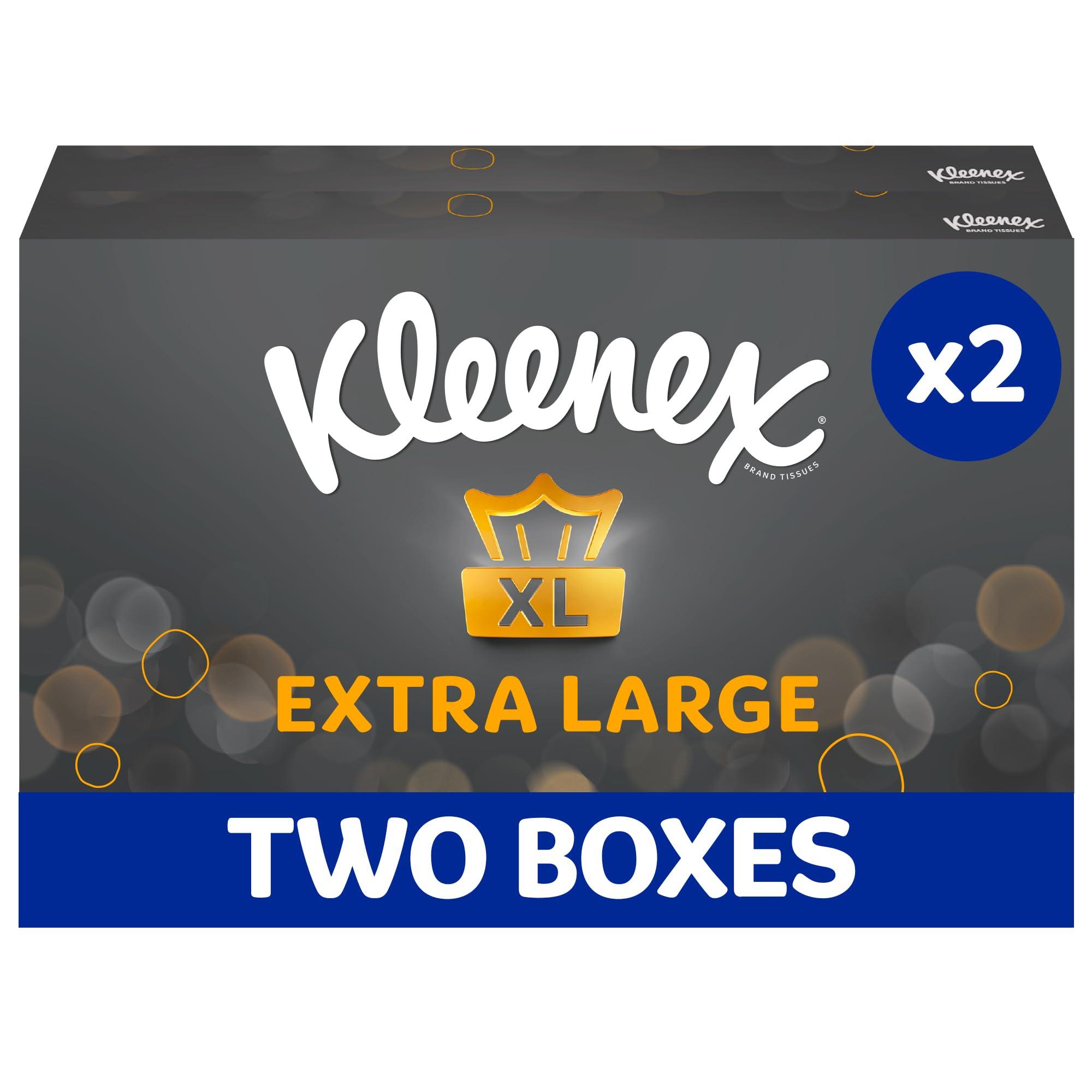 Kleenex Kleenex Extra Large Tissues - White, Pack of 2