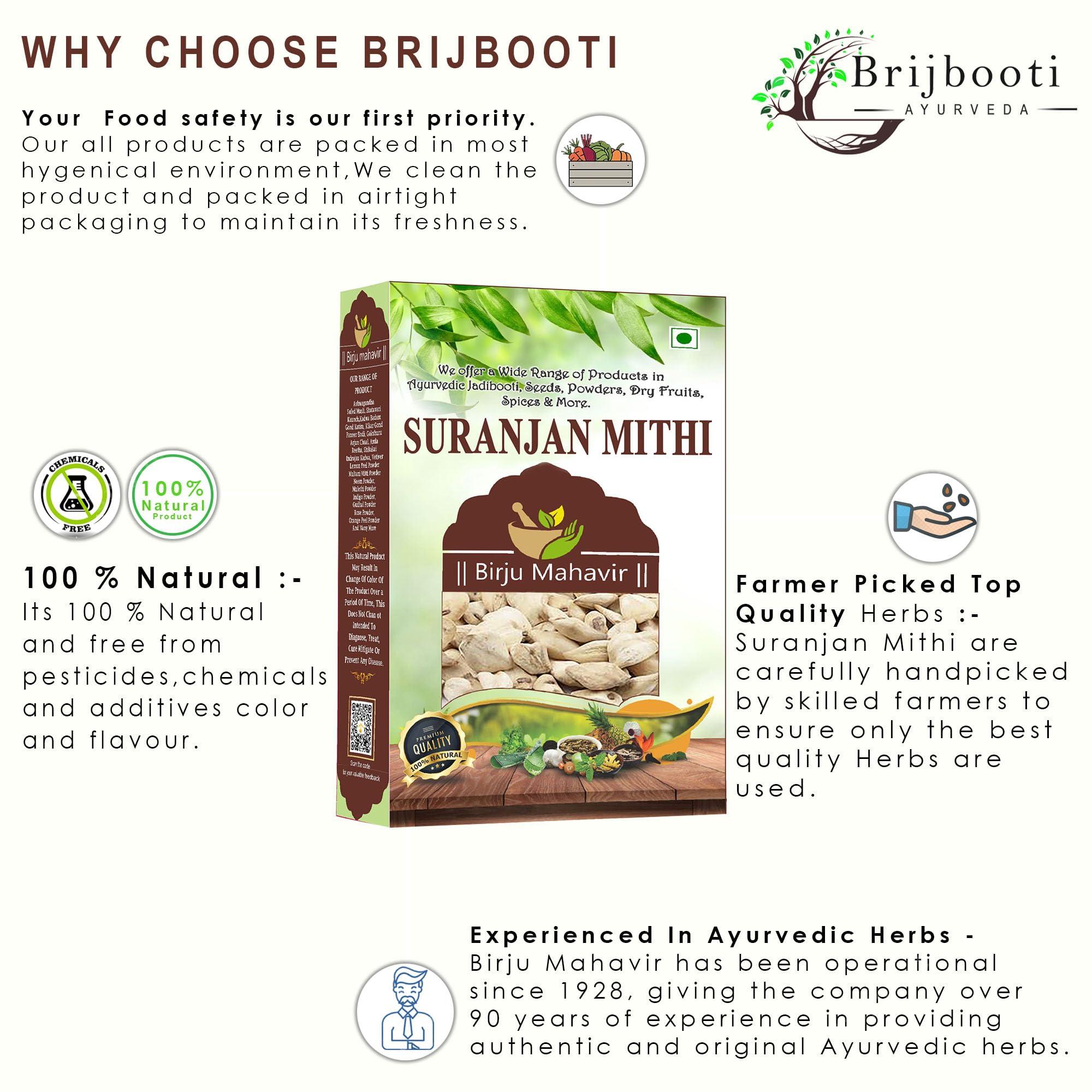 BrijBooti BrijBooti Suranjan Mithi Suranjan Sweet -(200 Gr) | Colchicum Luleum Shirin Saffron Tulipa Clusiana Luteum