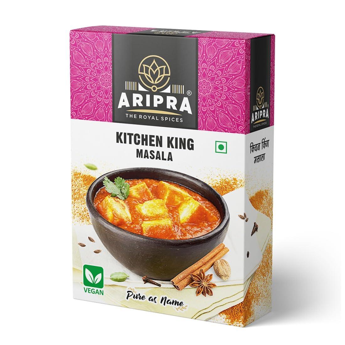ARIPRA ARIPRA HALDI+MIRCH+DHANIA+GARAM MASALA+RANGAT RANI MIRCH+KITCHEN KING - FREE KASURI METHI (25G)| No Artificial Color\'s or No Preservative.
