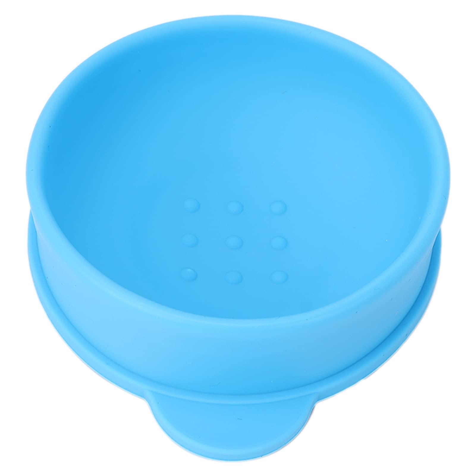Byged Waxing Bowl, Compact Portable Removable Wax Pot Eco Friendly Slicone Safe Non Toxic for Wax Warmer for Home for Beauty Salon(blue)