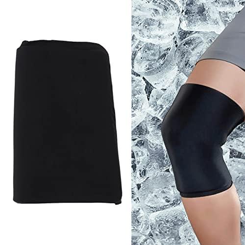 FOFY Gel Cold Arm Wrap, Gel Cold Pack Pain Relief Treatment for Biceps Reduces Elbow Injuries (Black S)