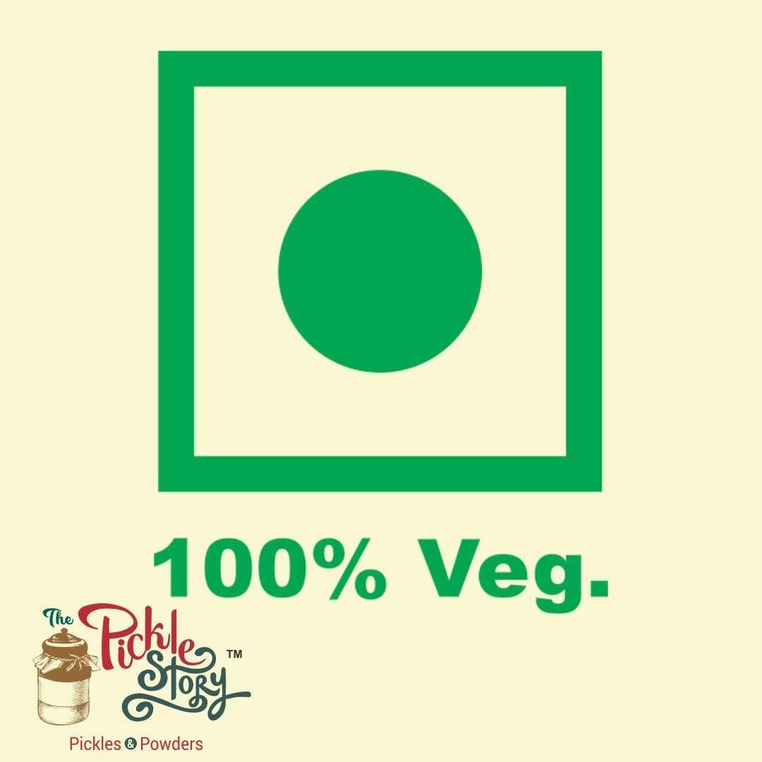 The Pickle Story The Pickle Story - Green Tamarind Pickle (Chintakaya Pachadi) - An Authentic Homemade Telugu Style Imli Ka Achar| Khatta Meetha | With Green Chilli Paste, Tamarind Paste & Mixed Spices| No Added Preservatives, No Artificial Flavours