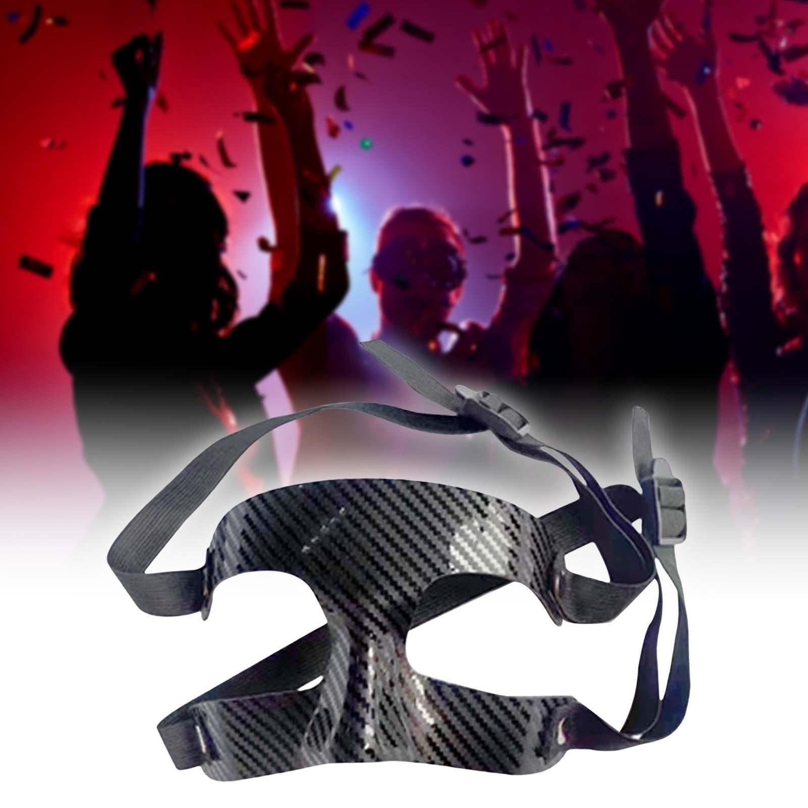 MERISHOPP MERISHOPP Basketball Mask Adult Men Women Nose Protector Football Mask Face Nose Guard Half Face 2 Buckles