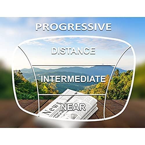 LENS Need LENS Need Progressive Reading Glasses For Men & Women Avaitor Premium Frame Sliver Free Size Progressiv Glasses 1.00 1.25 1.50 1.75 2.00 2.25 2.50 2.75 3.00 (Distance Plano 0 Power/Reading +1.75)