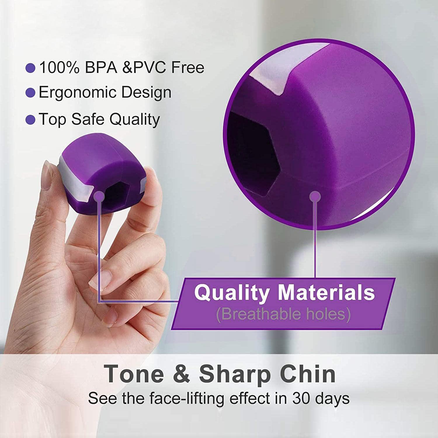 MYYNTI Myynti Jaw Exerciser for Men and Women Face Slimmer Jowline Shaper Double Chin Reducer Jaw Trainer Workout Multicolor Pack of 1