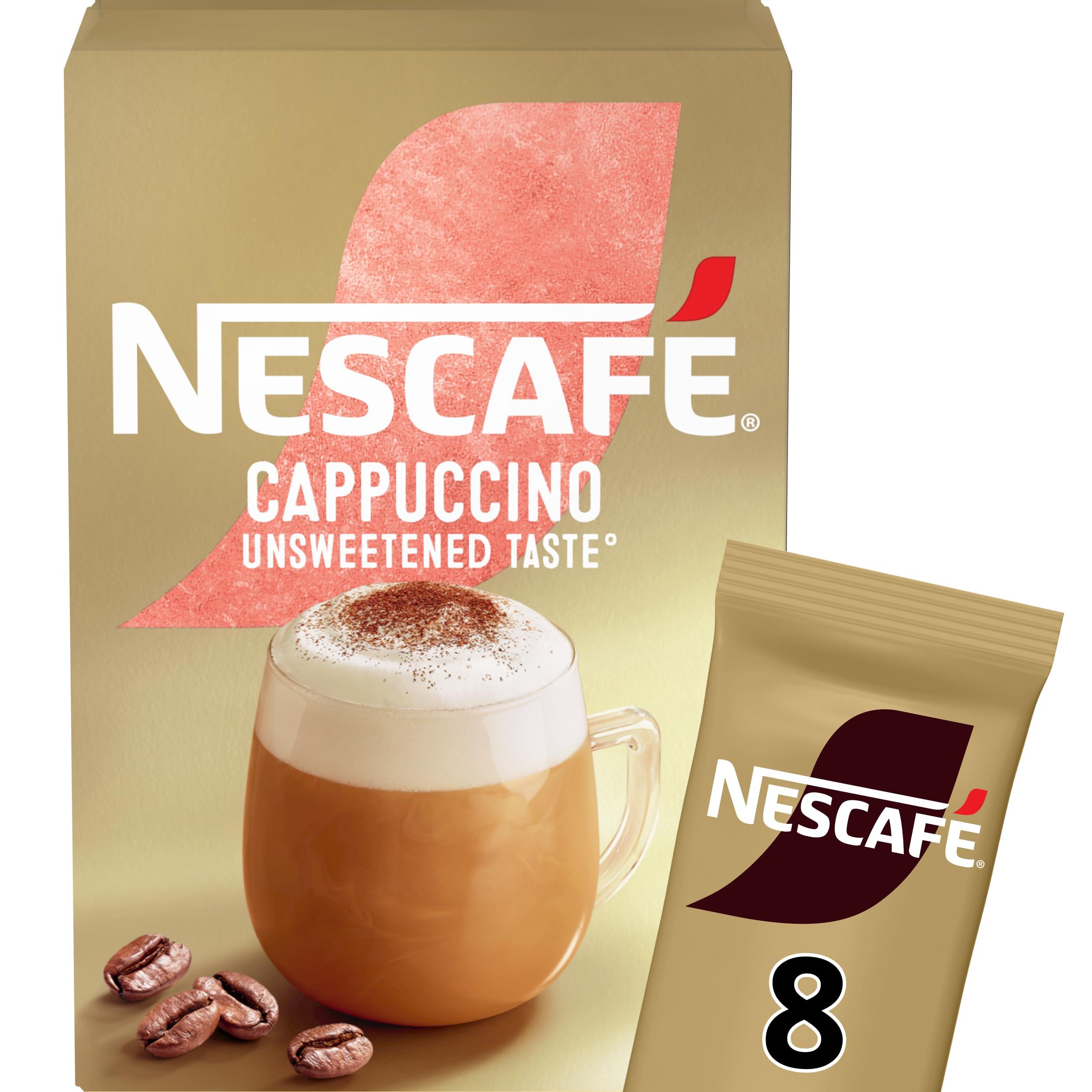 Nescafe Gold Nescafe Gold Cappuccino Unsweetened Taste Pouch, 113 G - Whole Bean