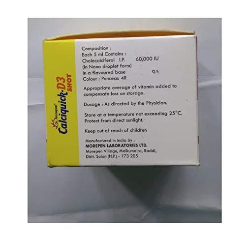 DOC-DOCTOR MOREPEN LIMITED Calciquick-D3 Shot Oral Solution 5Ml